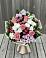 Букет цветов из: Альстромерии, Гвоздики, Розы и Хризантемы в Пестяках