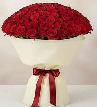 Букет 101 Красная роза Милано в Пестяках