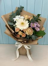 Букет цветов из:  Герберы и Хризантемы в Пестяках