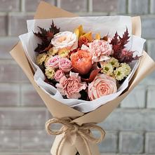 Букет цветов из:  Гвоздики, Хризантемы и Розы в Пестяках