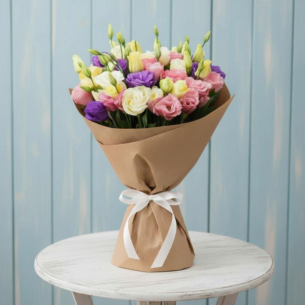 Букет цветов из: Лизиантусы в Пестяках