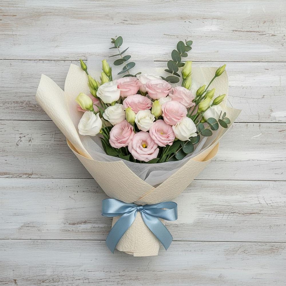 Букет цветов из: Лизиантусы в Пестяках